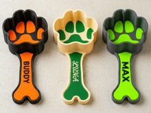 Personalized Paw & Bone Pet Food Scoop – Custom 3D Printed Dog Food Scooper