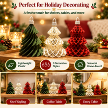 3D Printed Christmas Tree Ornaments – Set of 3 Unique Designs