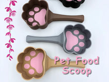 Cute Paw Print Pet Food Scoop – 3D Printed Dog & Cat Food Scooper