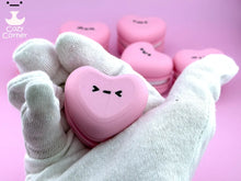Cute Heart Macaron Clicker Keychain – 3D Printed Kawaii Fidget Toy