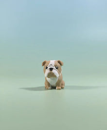 Cute English Bulldog Keychain – 3D Printed Mini Bulldog Figurine