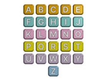 Personalized Name Block Keychain – Custom 3D Printed Letter & Heart Charm