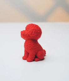 Cute Curly Puppy Figurine – 3D Printed Poodle & Bichon Dog Statue