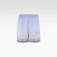 Drift Rope Silk Shirt | Premium Printed Silk Western Prairie Two Horses Design
