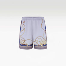 Lone Star Silk Shorts | Premium Printed Silk Taffeta Luxury Horse Saddle Design
