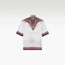 Knots Of Sand Silk Shirt | Premium Printed Silk Camp Shirt Wild West Equestrian Theme