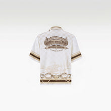 Sonoran Verse Silk Shirt | Printed Silk Short-Sleeve Luxury Wild West Cowboy Design