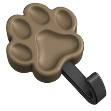 Paw Print Wall Hook – Cute 3D Printed Dog Leash & Pet Accessories Hanger