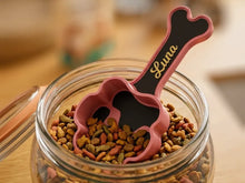 Personalized Paw & Bone Pet Food Scoop – Custom 3D Printed Dog Food Scooper