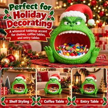 Funny Green Christmas Candy Bowl – 3D Printed Holiday Treat Holder