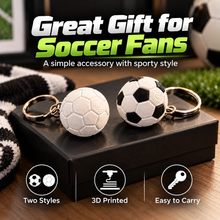 3D Printed Soccer Ball Keychain – Mini Football Keyring for Soccer Lovers