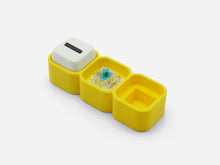 Personalized Name Block Keychain – Custom 3D Printed Letter & Heart Charm