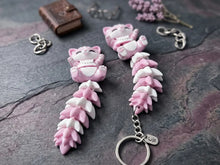 Cute Flexi Cat Keychain – 3D Printed Articulated Cat with Fluffy Tail