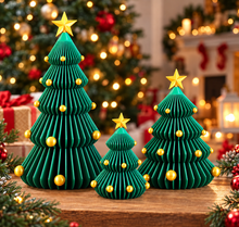 3D Printed Paper-Style Christmas Tree – Modern Tabletop Holiday Decor