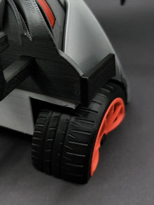 Sports Car Rear Keychain – 3D Printed Racing Wing Miniature