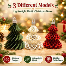 3D Printed Christmas Tree Ornaments – Set of 3 Unique Designs