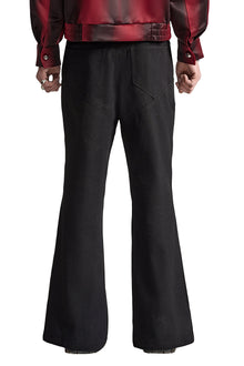 Project Mayhem Chinos Kaki Pants | Extreme Flared Zipper Streetwear