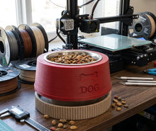 Personalized Elevated Dog Bowl Stand – Custom 3D Printed Pet Feeder