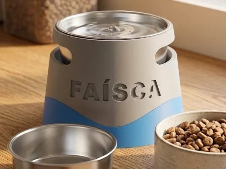 Personalized Elevated Pet Bowl Stand – Custom 3D Printed Dog & Cat Feeder