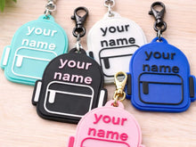Personalized Backpack Keychain – Custom Name 3D Printed Bag Charm
