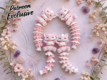 Cute Flexi Cat Keychain – 3D Printed Articulated Cat with Fluffy Tail
