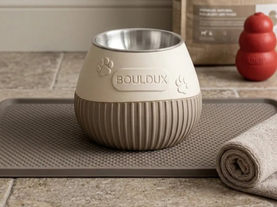 Personalized Elevated Pet Bowl – Custom 3D Printed Dog & Cat Feeding Stand