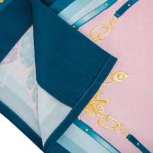 The Fancy Duke Long-Sleeve Silk Shirt | Decadent Printed Silk Taffeta Cuban Collar Jeweled Beetle