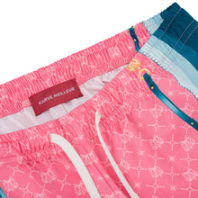 Fancy Duke Silk Pants | Decadent Printed Silk Taffeta Pants Jeweled Beetle Print