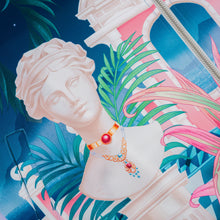 The Playa Duke Silk Bomber | Premium Printed Silk Taffeta Luxury Maximalist Tropical Baroque