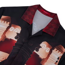 Phantom Silk Shirt | Printed Silk Taffeta Cuban Collar Short Sleeve Shirt