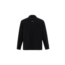 Luna Noir Shirt | Premium Obsidian Black Textured Shimmer Finish