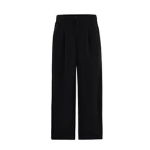 Luna Noir Trousers | Premium Obsidian Black Textured Shimmer Finish
