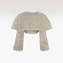 The Teddy Faux Fur Crop | Premium Caramel Textured Luxury Bolero
