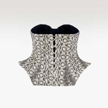 Rebel Ethereal Corset | Premium Distressed Denim Star-Studded Luxury Corset