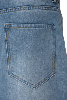 Fade Line Jeans | Architectural Paneled Wide-Leg Denim - Vintage Indigo Fade Streetwear Pants