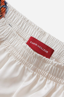Rodeo Silk Shorts | Premium Printed Silk Taffeta Luxury Wild West Harness