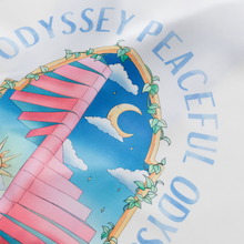 Odyssey Silk Shirt | Premium Printed Silk Gradient Peaceful Odyssey Art
