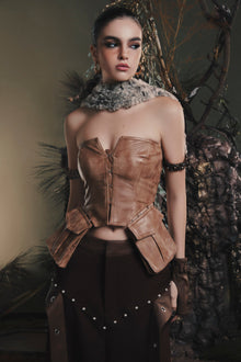 Saddle Leather Corset