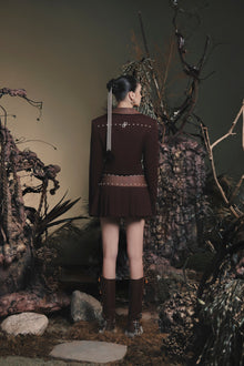 Wild Moss Blazer | Tailored Fit Faux Leather Cropped Structured Designer Streetwear
