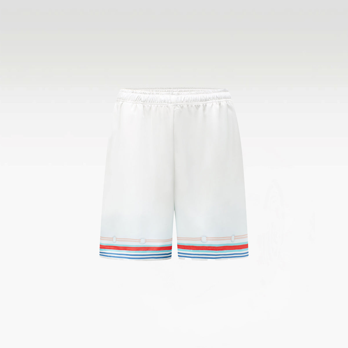 Echolight Silk Shorts | Premium Printed Silk Taffeta Ocean Opulence Lighthouse