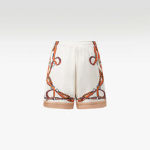 Rodeo Silk Shorts | Premium Printed Silk Taffeta Luxury Wild West Harness