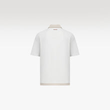 The Odyssey Knit Polo | Off-White Knit Slogan Embroidered Streetwear
