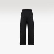 Carver Pants | Wide-Leg Black Scuba Ponte Elevated Athleisure Streetstyle