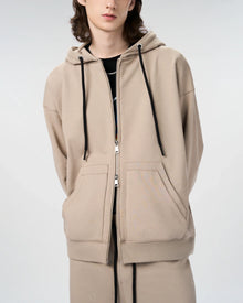 Light Zip - Up Hoodie | Premium American Organic Cotton Unisex Streetwear