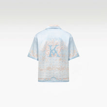 Coraline Symphony Silk Shirt |  Premium Printed Silk Coral Baroque Streetstyle