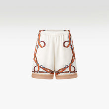 Rodeo Silk Shorts | Premium Printed Silk Taffeta Luxury Wild West Harness
