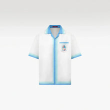 Odyssey Silk Shirt | Premium Printed Silk Gradient Peaceful Odyssey Art