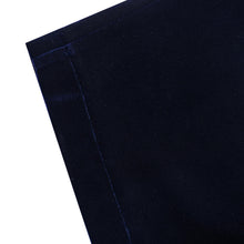 Navy Reverie Trousers | Premium Velvet, High-Waist Fluid Wide-Leg Silhouette