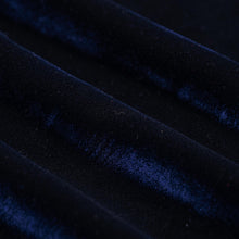 Navy Reverie Trousers | Premium Velvet, High-Waist Fluid Wide-Leg Silhouette