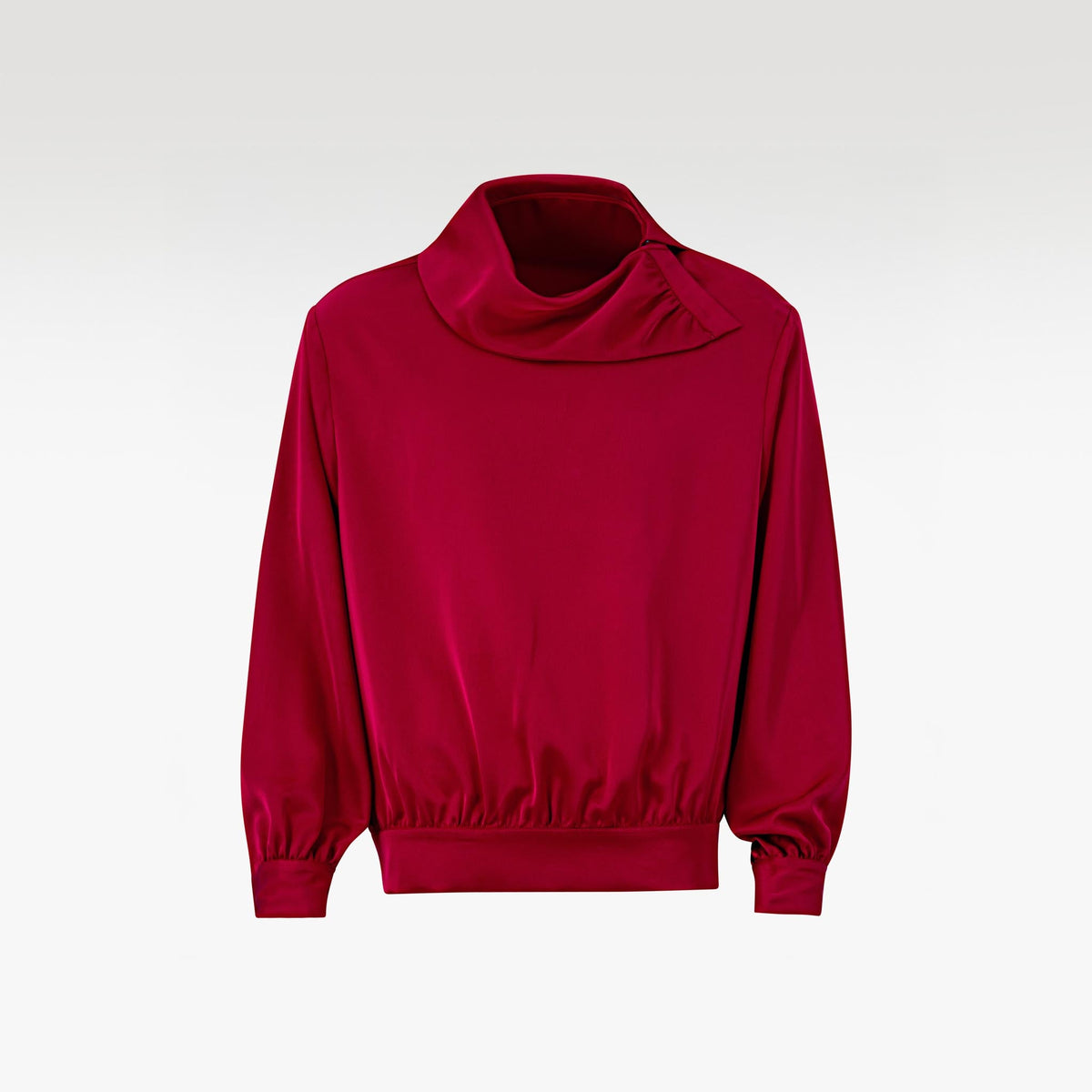 The Shrouded Sovereign Silk Shirt | Premium Silk Oversized Statement